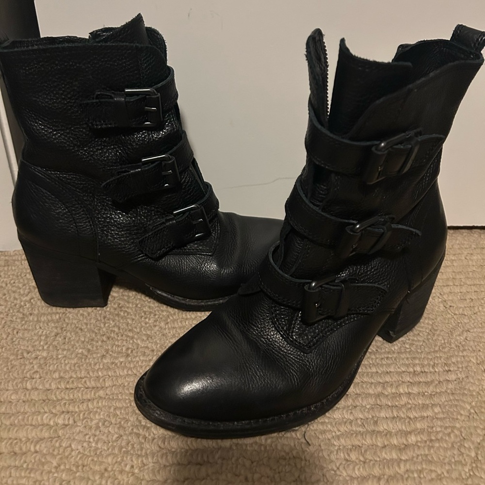 Cute leather boots